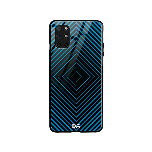 

DailyObjects Rhombus Aqua Glass Case Cover For OnePlus 8T