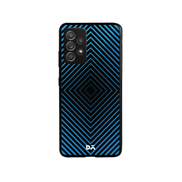 

DailyObjects Rhombus Aqua Glass Case Cover For Samsung Galaxy A52