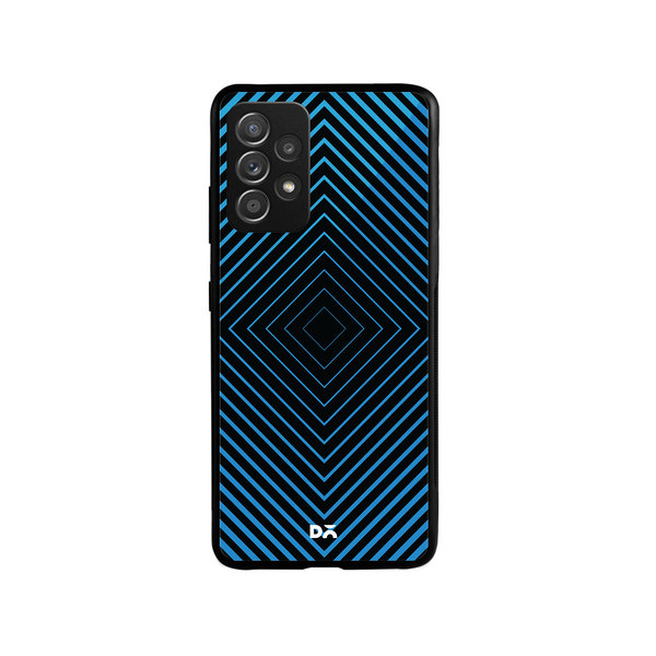 

DailyObjects Rhombus Aqua Glass Case Cover For Samsung Galaxy A73