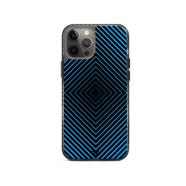 

DailyObjects Rhombus Aqua Stride 2.0 Case Cover For iPhone 12 Pro