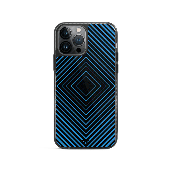 

DailyObjects Rhombus Aqua Stride 2.0 Case Cover For iPhone 14 Pro