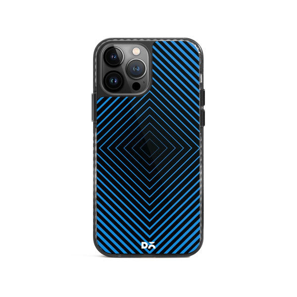 

DailyObjects Rhombus Aqua Stride 2.0 Case Cover For iPhone 15 Pro