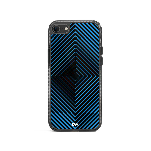 

DailyObjects Rhombus Aqua Stride 2.0 Case Cover For iPhone 8
