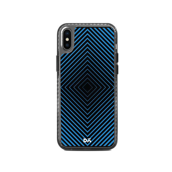 

DailyObjects Rhombus Aqua Stride 2.0 Case Cover For iPhone XS