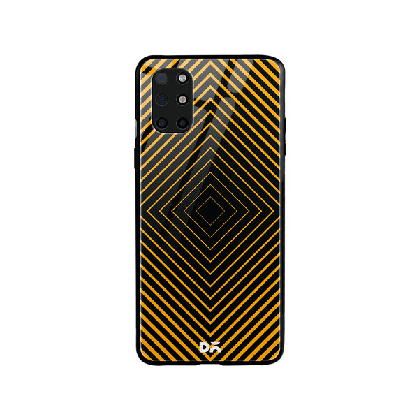 

DailyObjects Rhombus Ochre Glass Case Cover For OnePlus 8T