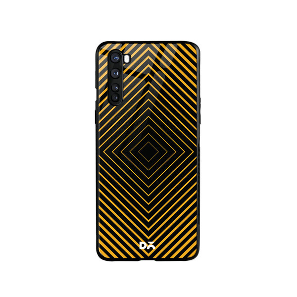 

DailyObjects Rhombus Ochre Glass Case Cover For OnePlus Nord