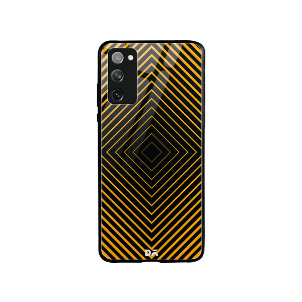 

DailyObjects Rhombus Ochre Glass Case Cover For Samsung Galaxy S20 FE