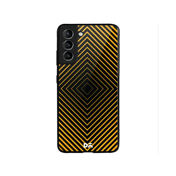 

DailyObjects Rhombus Ochre Glass Case Cover For Samsung Galaxy S22 Plus