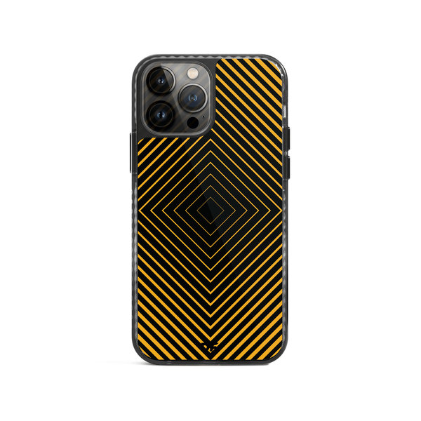 

DailyObjects Rhombus Ochre Stride 2.0 Case Cover For iPhone 14 Pro Max