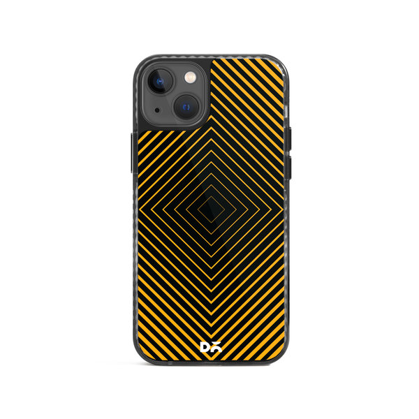 

DailyObjects Rhombus Ochre Stride 2.0 Case Cover For iPhone 15 Plus