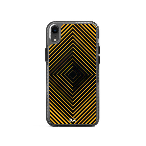 

DailyObjects Rhombus Ochre Stride 2.0 Case Cover For iPhone XR