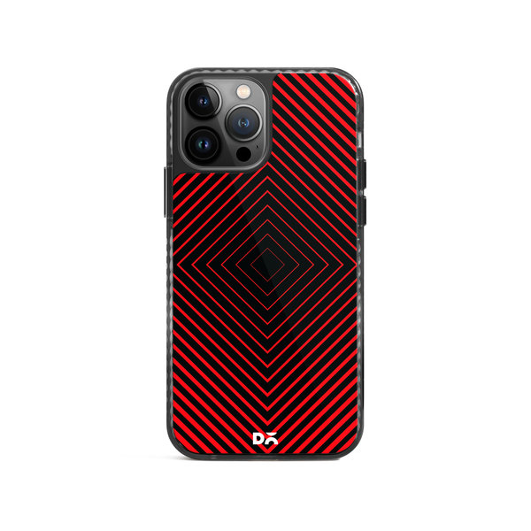 

DailyObjects Rhombus Red Stride 2.0 Case Cover For iPhone 15 Pro Max