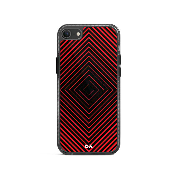 

DailyObjects Rhombus Red Stride 2.0 Case Cover For iPhone 7