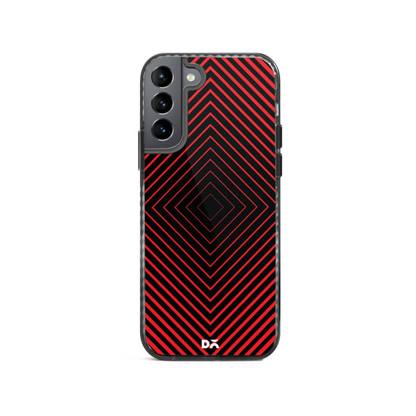 DailyObjects Rhombus Red Stride 2.0 Case Cover For Samsung Galaxy S21 FE
