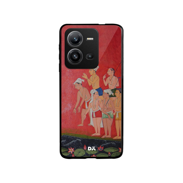

DailyObjects Riverside Glass Case Cover For Vivo V25