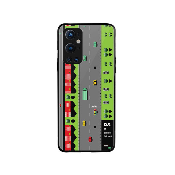 

DailyObjects Road Rage Glass Case Cover For OnePlus 9 Pro