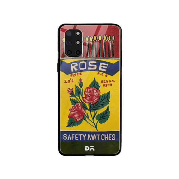 

DailyObjects Rose Matchbox Glass Case Cover For OnePlus 8T