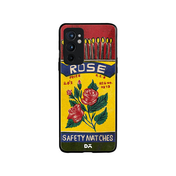 

DailyObjects Rose Matchbox Glass Case Cover For OnePlus 9RT