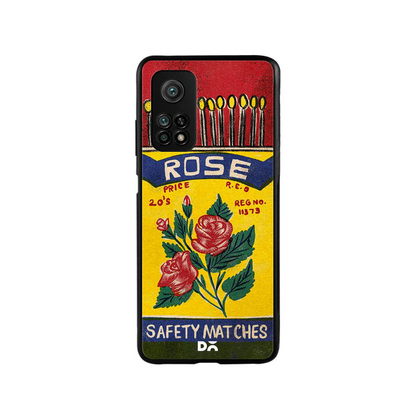 

DailyObjects Rose Matchbox Glass Case Cover For Xiaomi Mi 10T