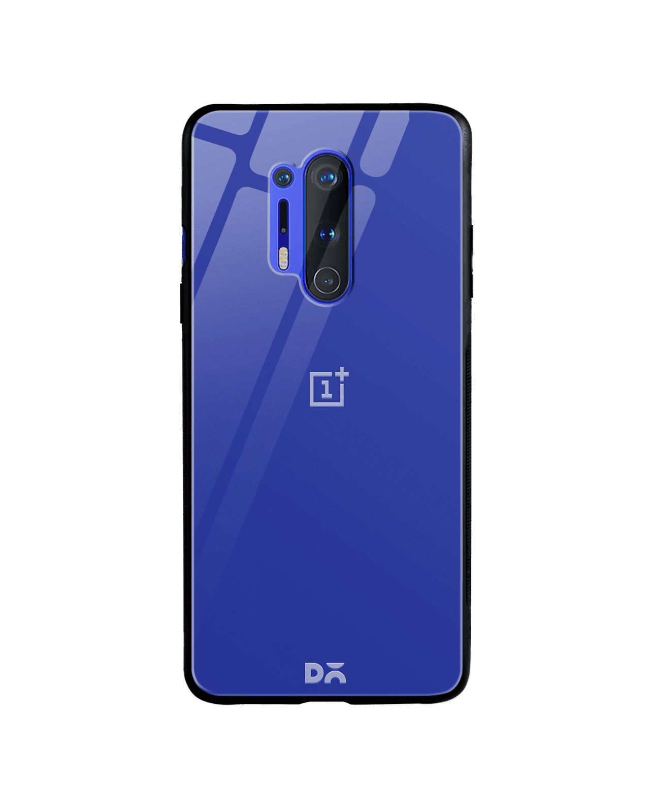 Royal Blue Glass Case Cover For OnePlus 8 Pro