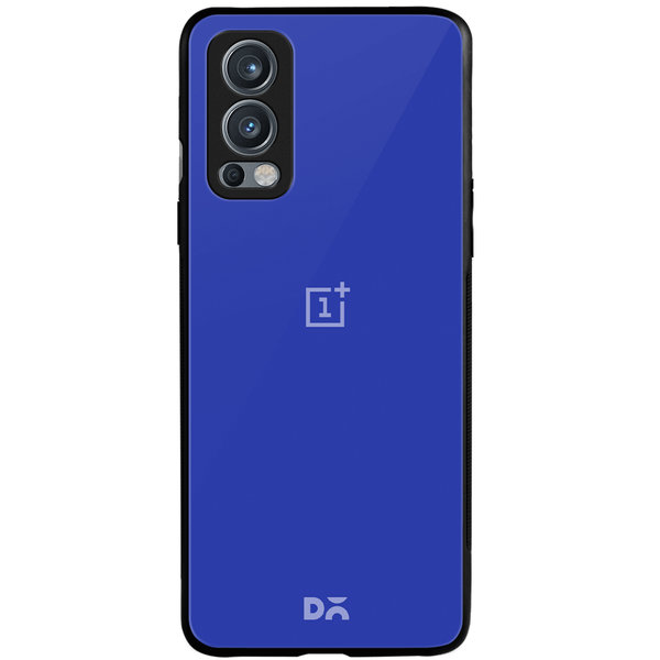 

DailyObjects Royal Blue Glass Case Cover For OnePlus Nord 2