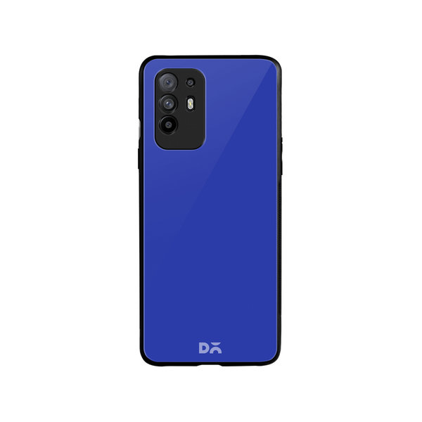

DailyObjects Royal Blue Glass Case Cover For Oppo F19 Pro Plus