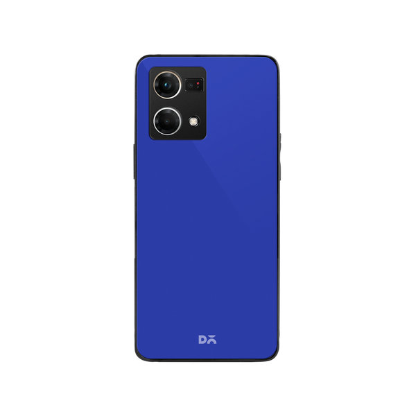 

DailyObjects Royal Blue Glass Case Cover For Oppo F21 Pro