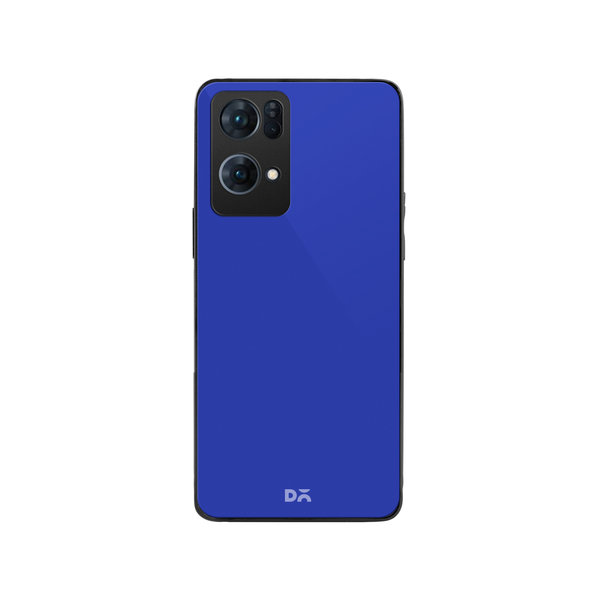 

DailyObjects Royal Blue Glass Case Cover For Oppo Reno 7 Pro