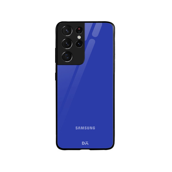 

DailyObjects Royal Blue Glass Case Cover For Samsung Galaxy S21 Ultra