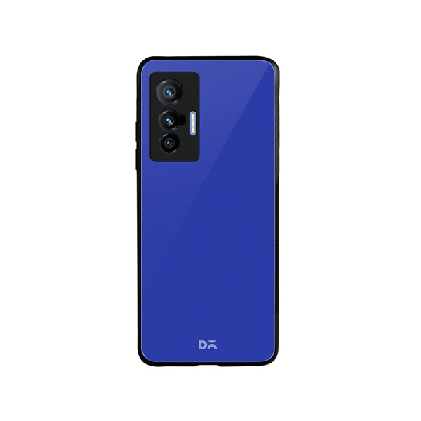 

DailyObjects Royal Blue Glass Case Cover For Vivo X70