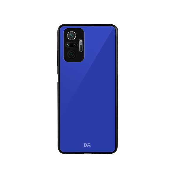 DailyObjects Royal Blue Glass Case Cover For Xiaomi Redmi Note 10 Pro