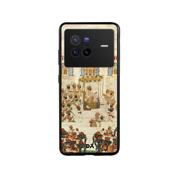 DailyObjects Royal Decree Glass Case Cover For Vivo X80