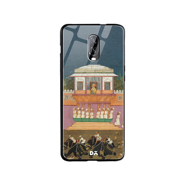 

DailyObjects Royal Parade Glass Case Cover For OnePlus 7