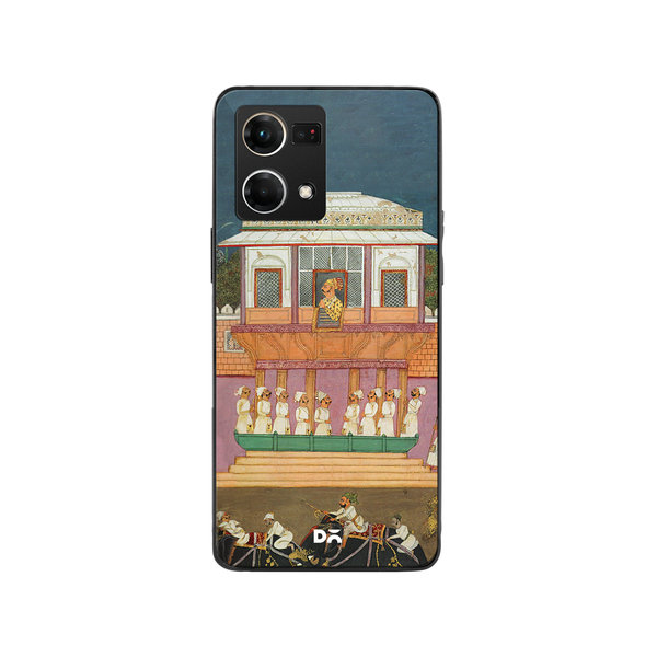 

DailyObjects Royal Parade Glass Case Cover For Oppo Reno 7