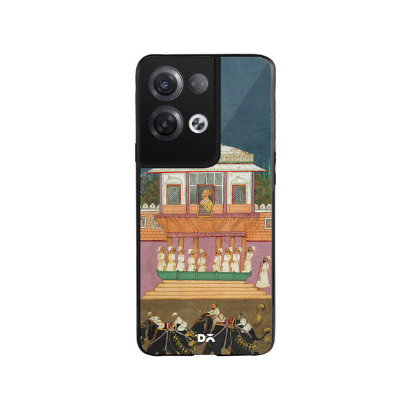 

DailyObjects Royal Parade Glass Case Cover For Oppo Reno 8