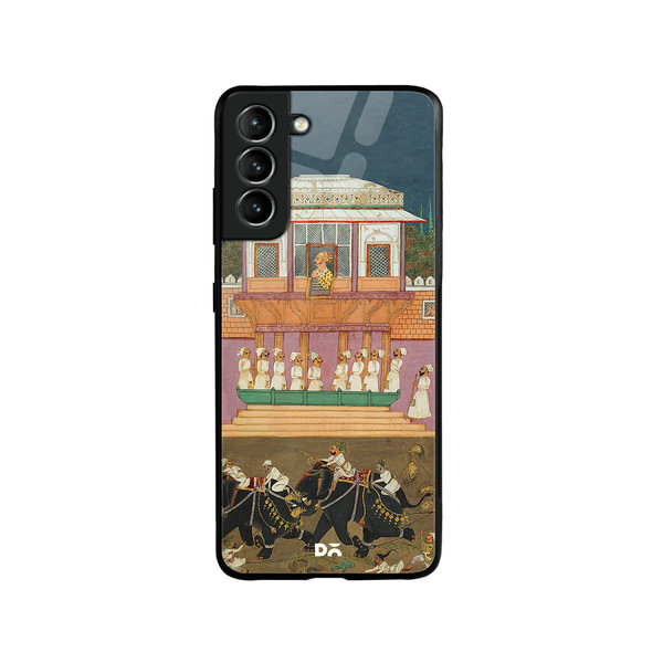 

DailyObjects Royal Parade Glass Case Cover For Samsung Galaxy S21