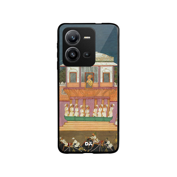 

DailyObjects Royal Parade Glass Case Cover For Vivo V25