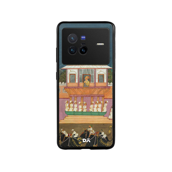 

DailyObjects Royal Parade Glass Case Cover For Vivo X80