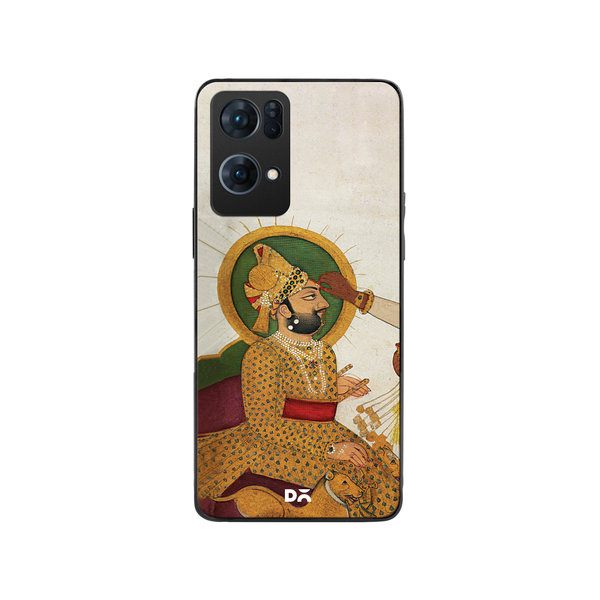 

DailyObjects Royal Tiika Glass Case Cover For Oppo Reno 7 Pro