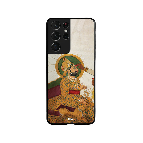 

DailyObjects Royal Tiika Glass Case Cover For Samsung Galaxy S21 Ultra