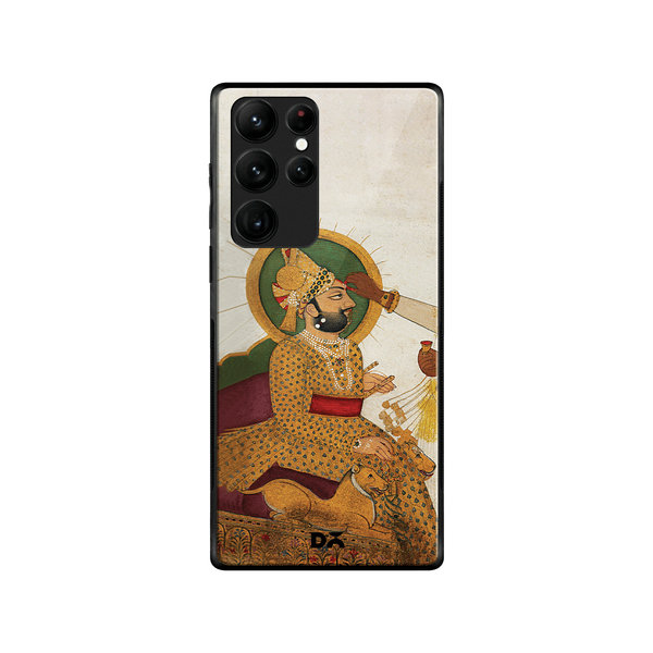 

DailyObjects Royal Tiika Glass Case Cover For Samsung Galaxy S22 Ultra