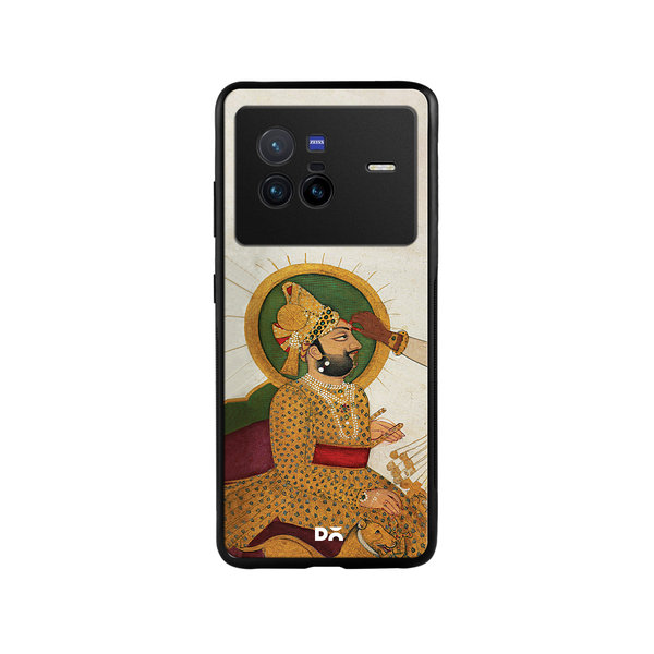 

DailyObjects Royal Tiika Glass Case Cover For Vivo X80