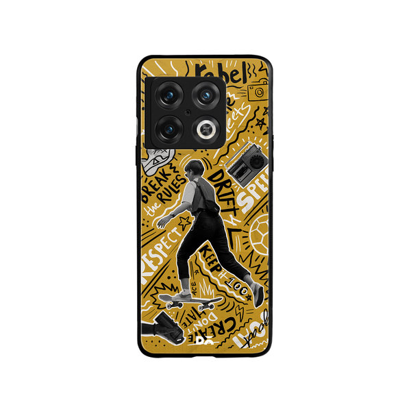 

DailyObjects Rule The Streets Glass Case Cover For OnePlus 10 Pro