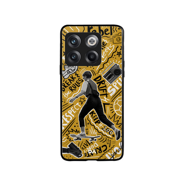 

DailyObjects Rule The Streets Glass Case Cover For OnePlus 10T