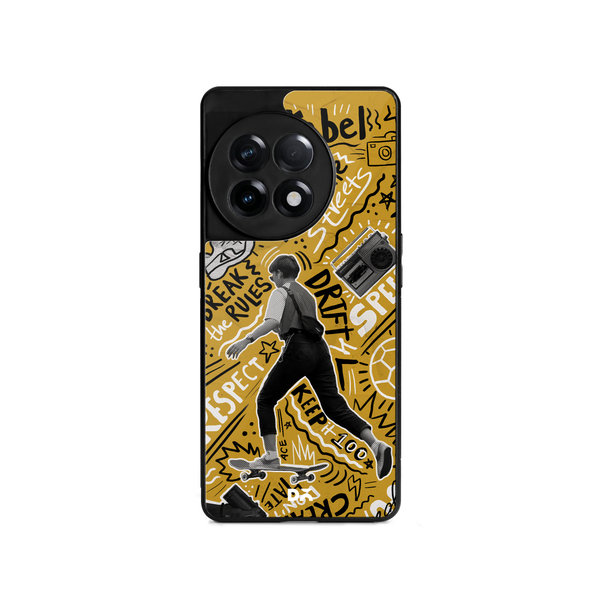 

DailyObjects Rule The Streets Glass Case Cover For OnePlus 11R