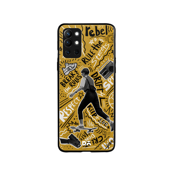 

DailyObjects Rule The Streets Glass Case Cover For OnePlus 9R