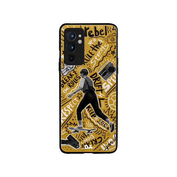 

DailyObjects Rule The Streets Glass Case Cover For OnePlus 9RT
