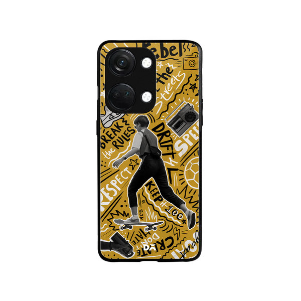 

DailyObjects Rule The Streets Glass Case Cover For OnePlus Nord 3
