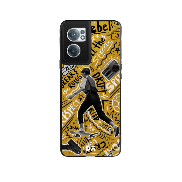

DailyObjects Rule The Streets Glass Case Cover For OnePlus Nord CE 2