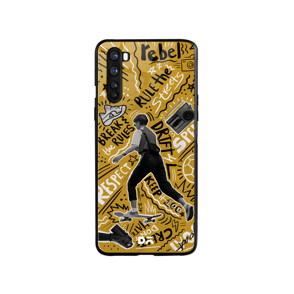 

DailyObjects Rule The Streets Glass Case Cover For OnePlus Nord